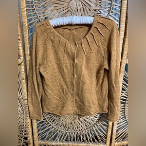 Women's Charles and Robin mustard cardigan